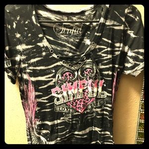 Sinful T-shirt by affliction